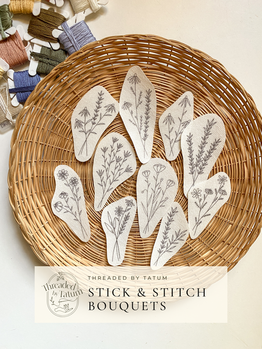 Bouquet Stick & Stitch Pack