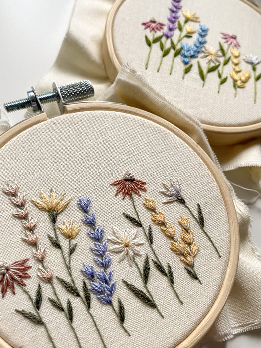 Wildflower Field Embroidery Pattern (PDF Download Only)