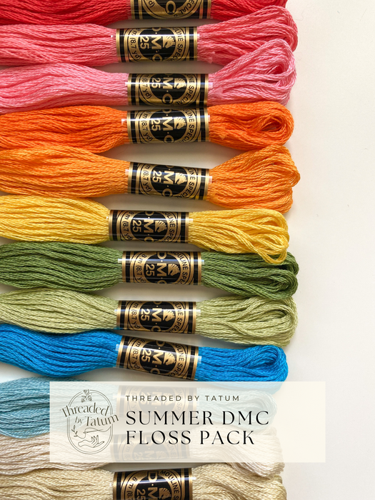 Summer DMC Embroidery Floss Pack