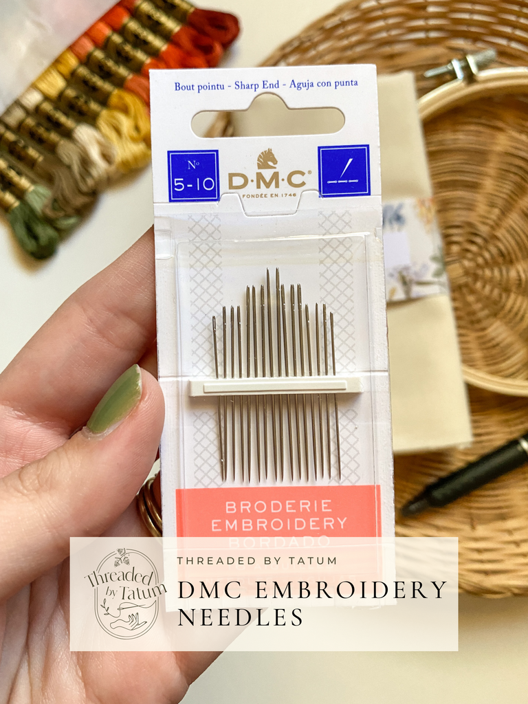 DMC #3-9 Assorted Sizes Embroidery Needles - Wise Craft Handmade