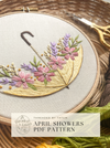 April Showers Embroidery Pattern