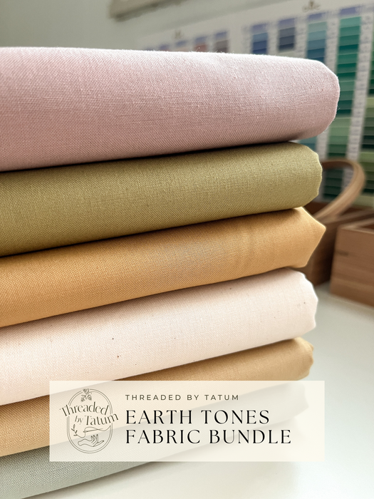 Earth Tones Embroidery Fabric Bundle