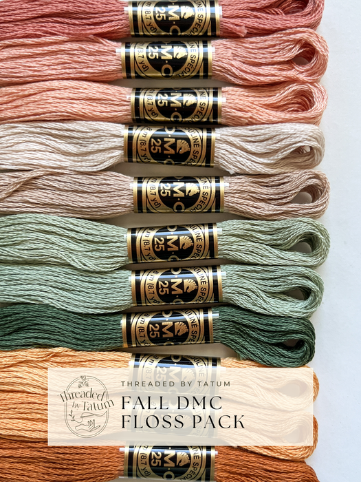 Fall DMC Embroidery Floss Pack