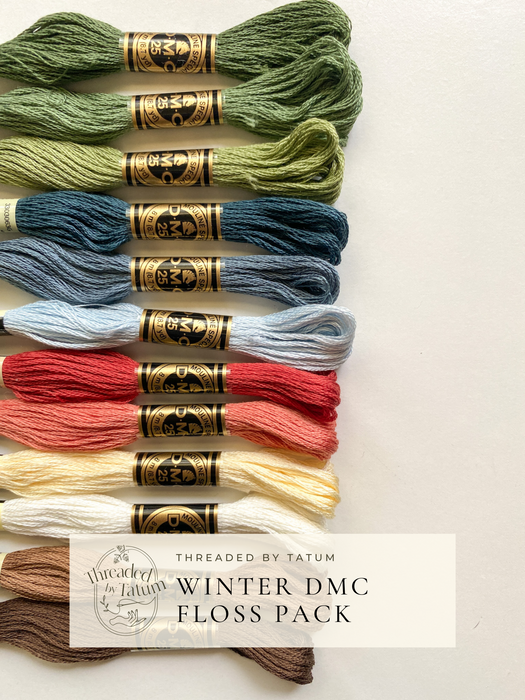 Winter DMC Embroidery Floss Pack