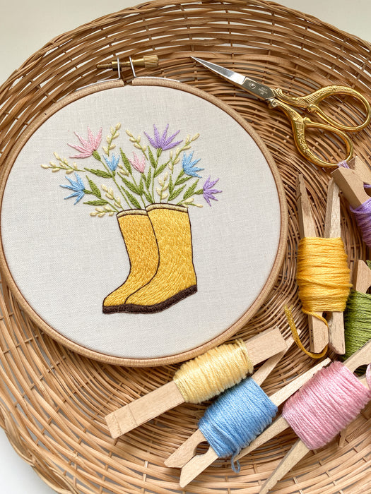 May Flowers Embroidery Kit