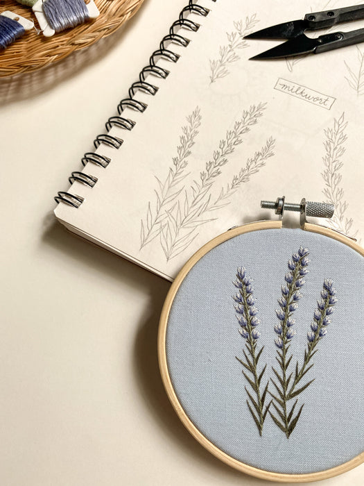Milkwort Embroidery Pattern (PDF Download Only)