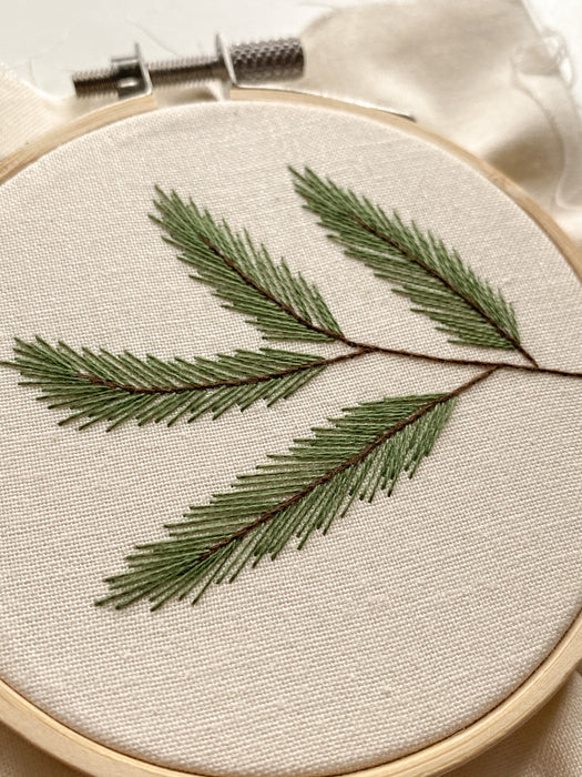Pine Embroidery Pattern (PDF Download Only)