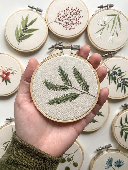 Pine Embroidery Pattern (PDF Download Only)