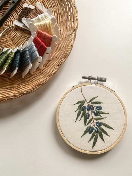 Olive Embroidery Pattern (PDF Download Only)