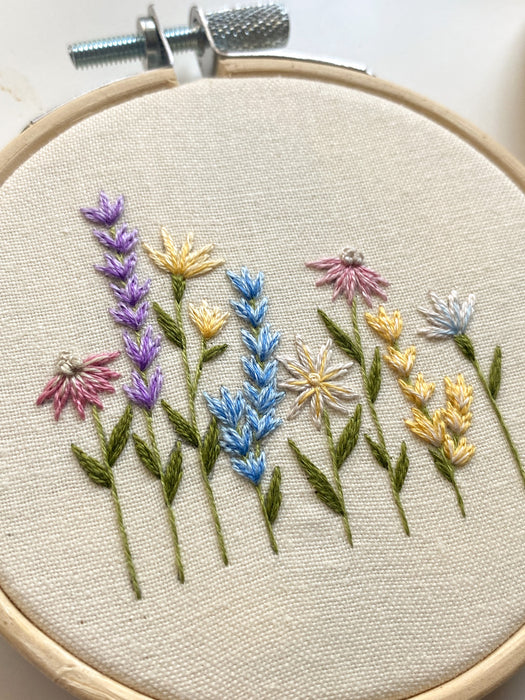 Wildflower Field Embroidery Kit