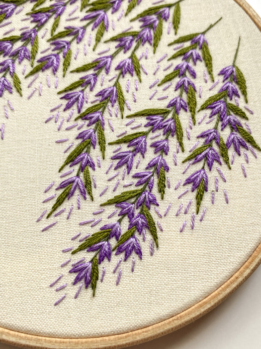 Wild Wisteria Embroidery Pattern (PDF Download Only)