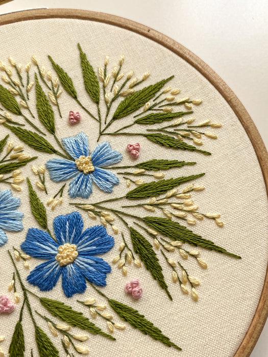 Whimsical Blooms Embroidery Kit