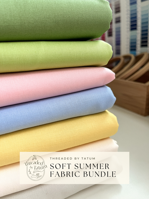 Soft Summer Embroidery Fabric Bundle