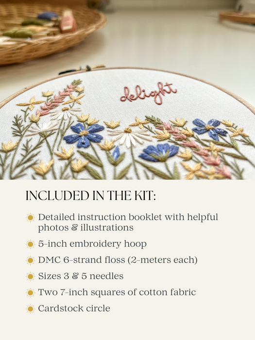 Word of the Year Embroidery Kit